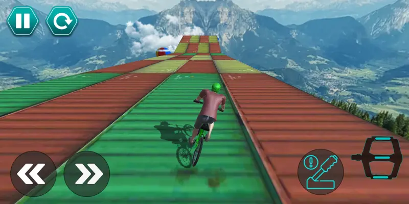 Cycle Stunt Racing Impossible Tracks android App screenshot 3