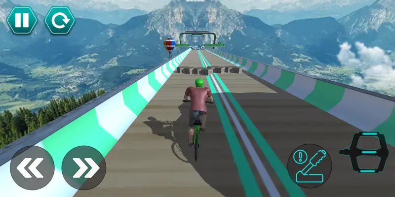 Cycle Stunt Racing Impossible Tracks android App screenshot 5